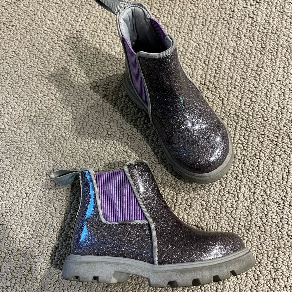 Native Purple Glitter Kensington Boots size 8 - Picture 2 of 6